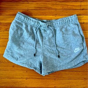 Gray Nike Sweatshorts